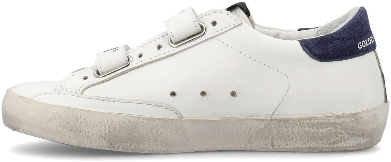 Golden Goose Old School Leather Whiteblue Depths Wit
