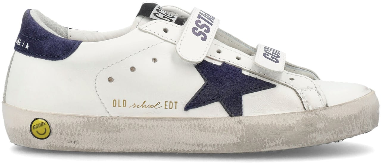 Golden Goose Old School Leather Whiteblue Depths Wit
