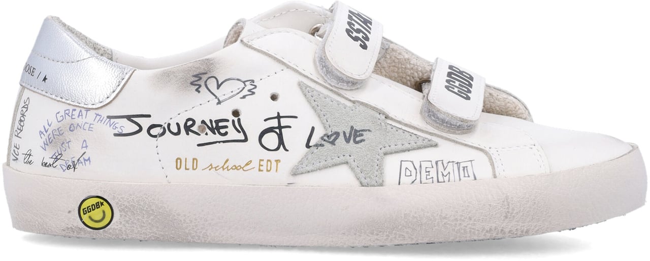 Golden Goose Kid - Old school sneakers Wit