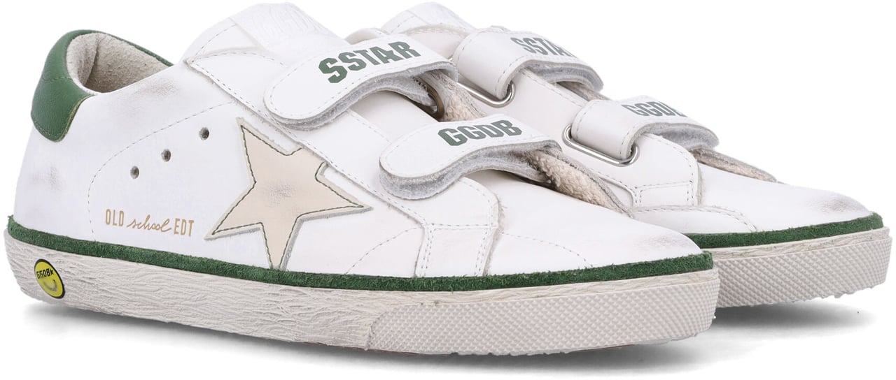 Golden Goose Kid - Old School sneakers Wit