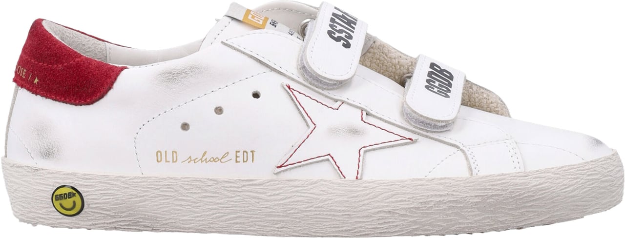 Golden Goose Old School Leather Bianco Wit