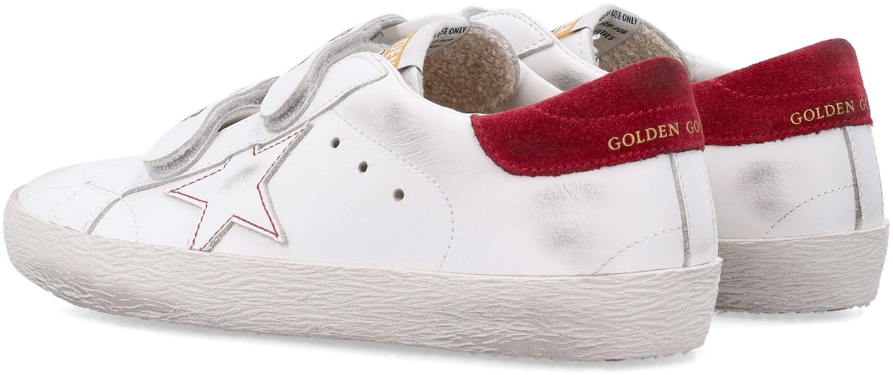 Golden Goose Old School Leather Bianco Wit