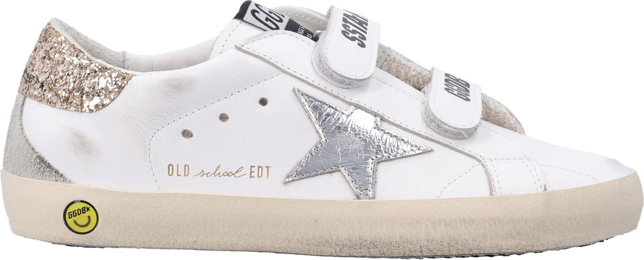 Golden Goose Old School Leather Bianco Wit