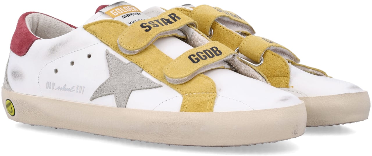 Golden Goose Old School Leather Whiteice Wit