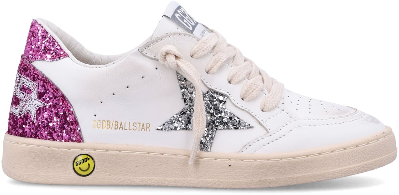 Golden Goose Ballstar Whitesilverpink Divers