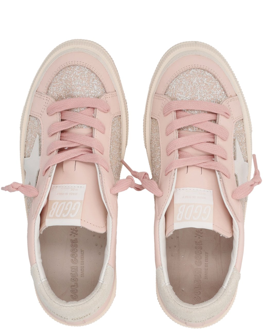 Golden Goose May With Double Quarter Pale Pink/Milk Roze