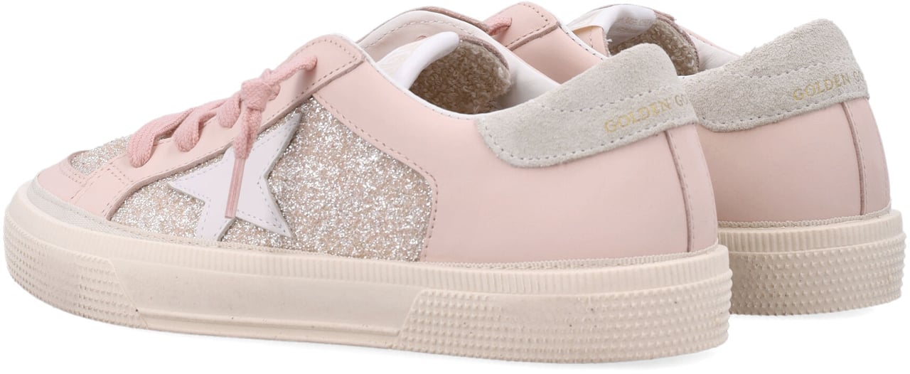 Golden Goose May With Double Quarter Pale Pink/Milk Roze