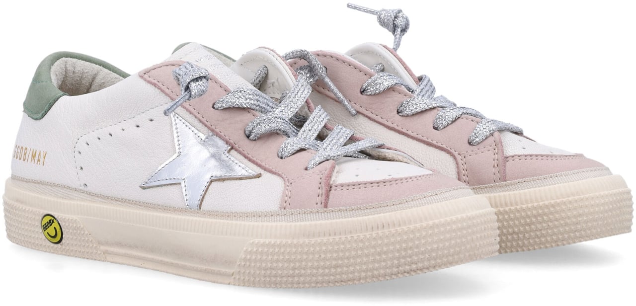 Golden Goose May Nappa Whitelight Pink Roze