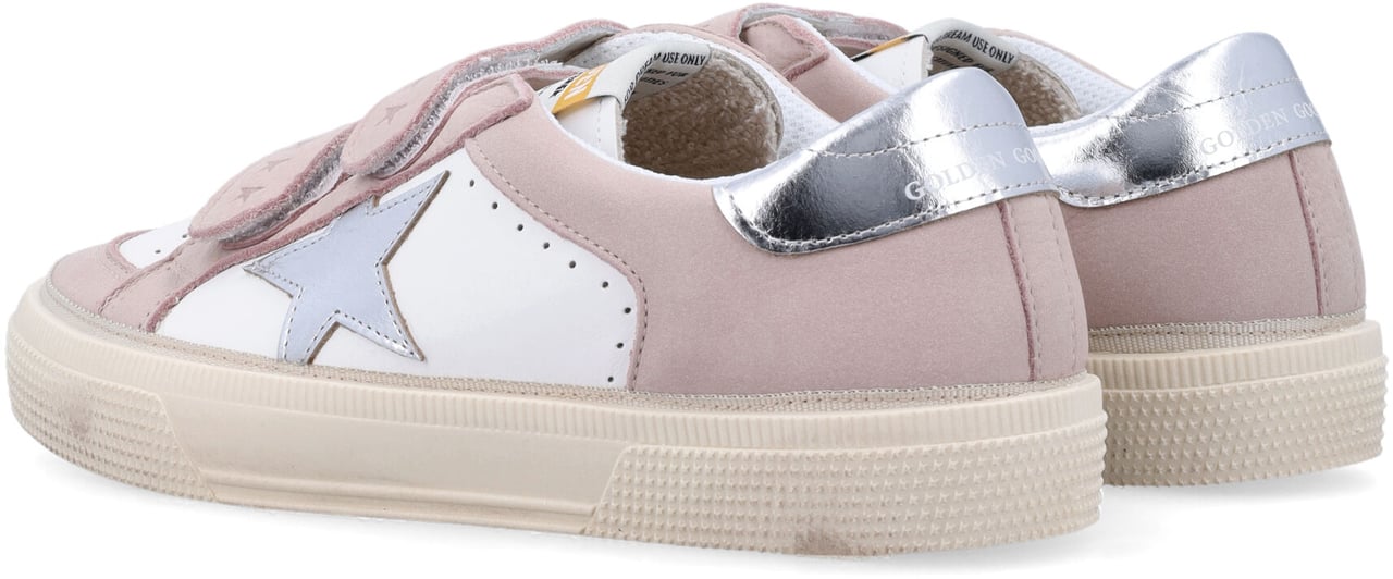 Golden Goose Kid - May School sneakers Wit