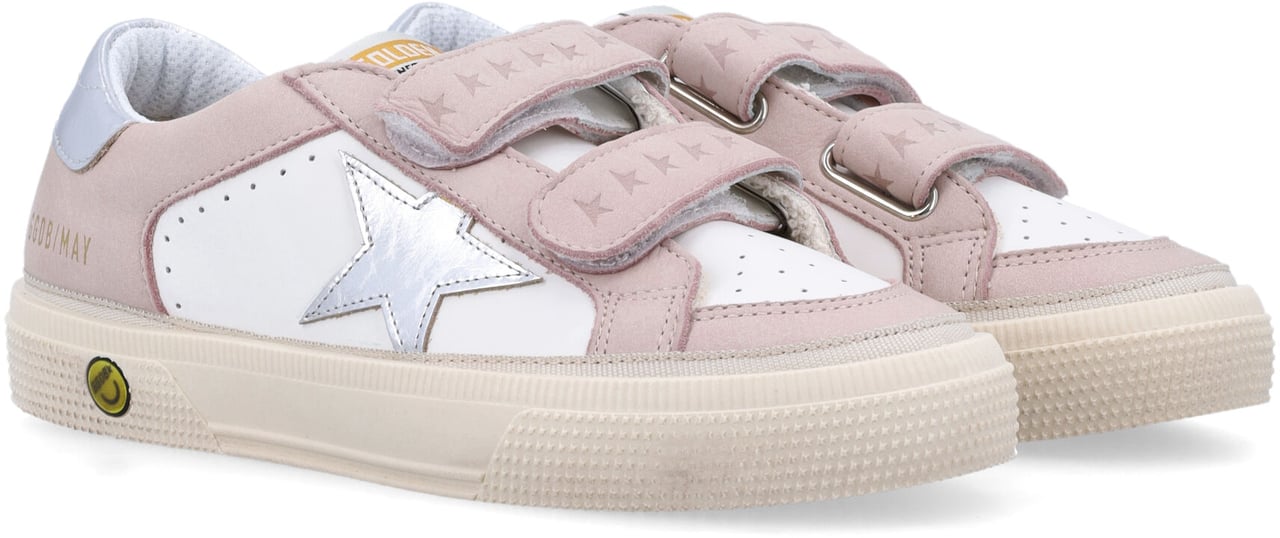 Golden Goose Kid - May School sneakers Wit