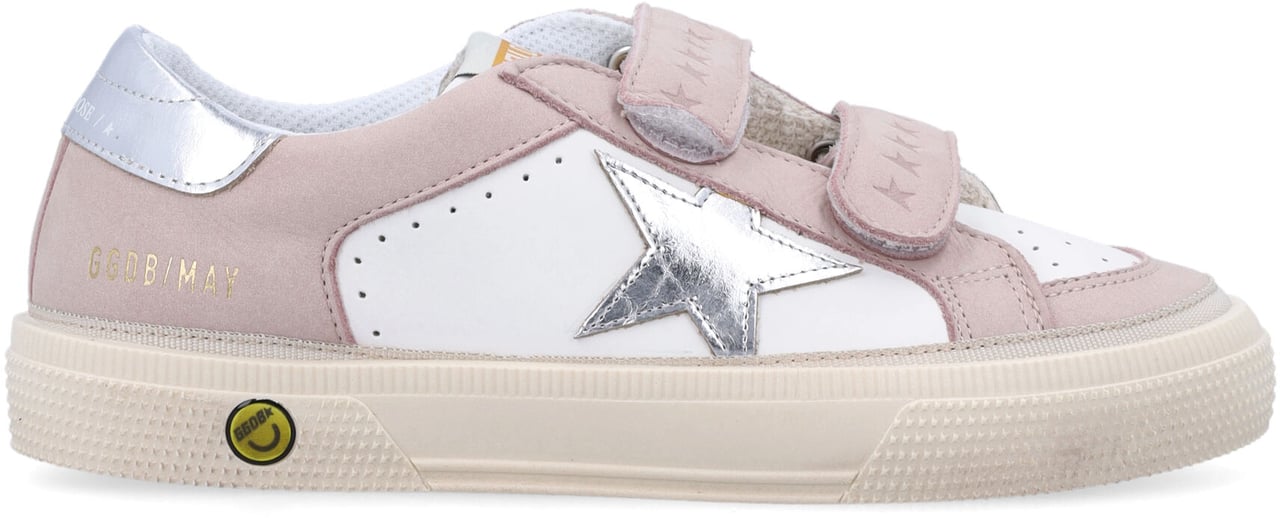 Golden Goose Kid - May School sneakers Wit