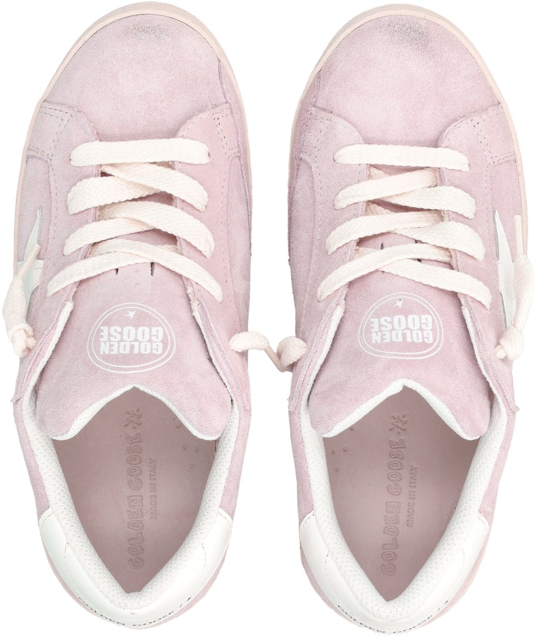 Golden Goose Super Star Suede Light Pinkwhite Roze