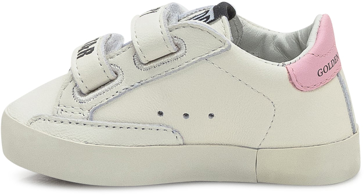 Golden Goose Set Baby School con Sneakers e Calze Wit