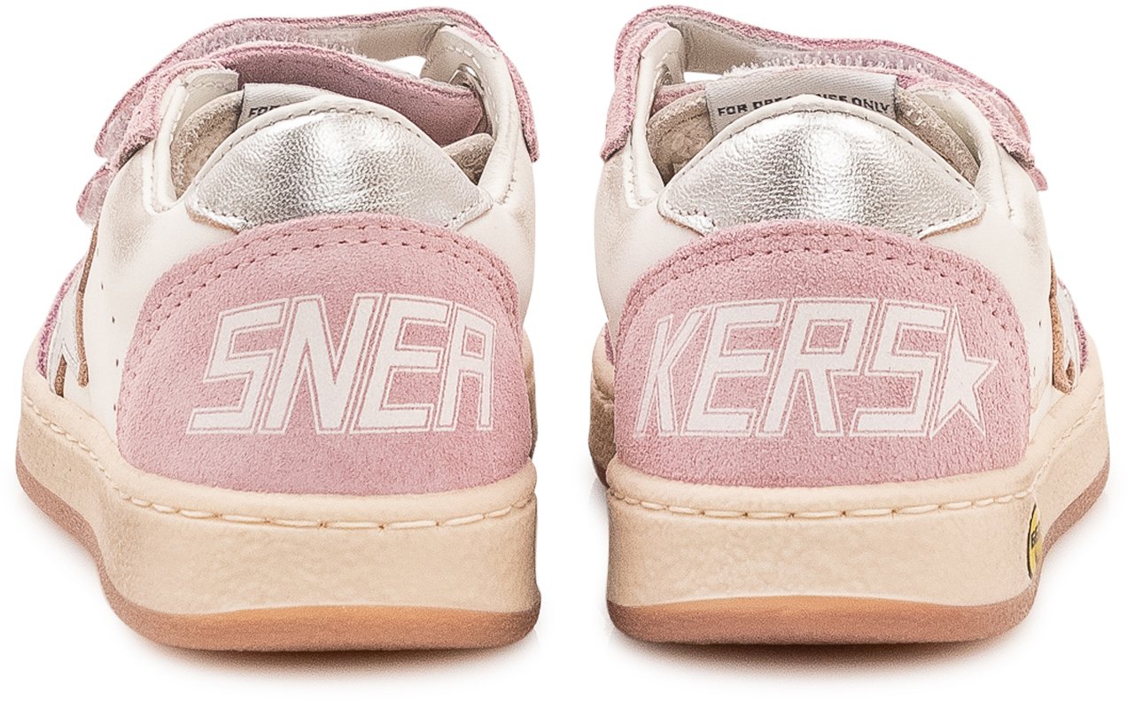 Golden Goose Ball Star Sneaker con Doppio Strap Roze