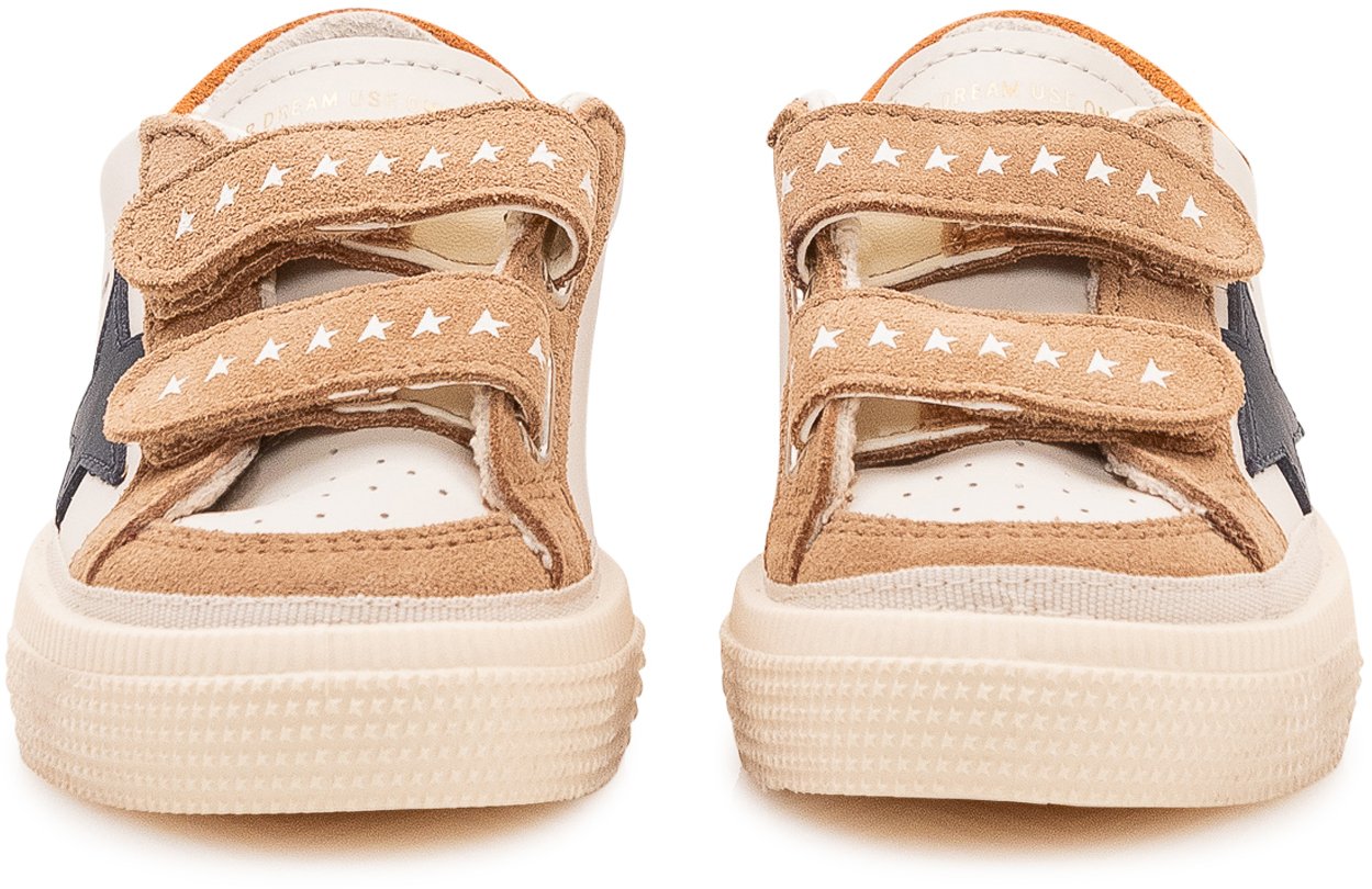 Golden Goose May School Sneaker con Doppio Strap Wit