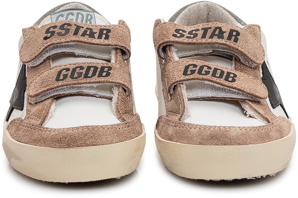 Golden Goose Old School Leather Sneakers Wit