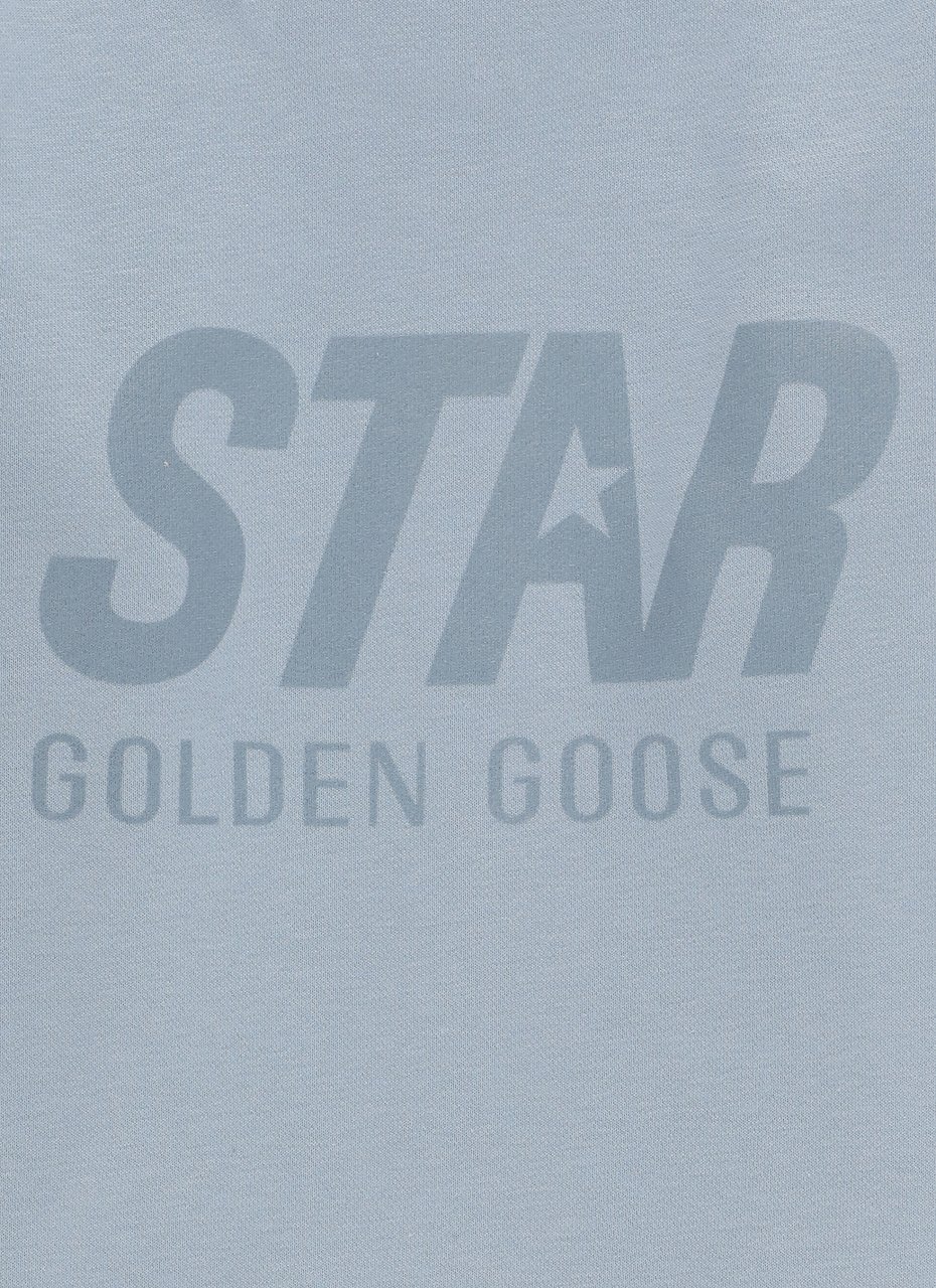 Golden Goose Sweaters Light Blue Blauw