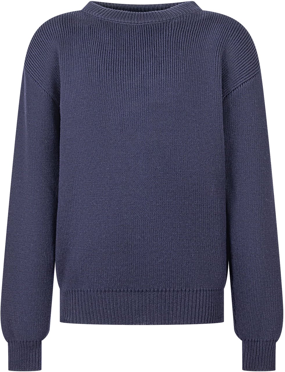Golden Goose Golden Goose Kids Maglione Blu con Logo Blauw