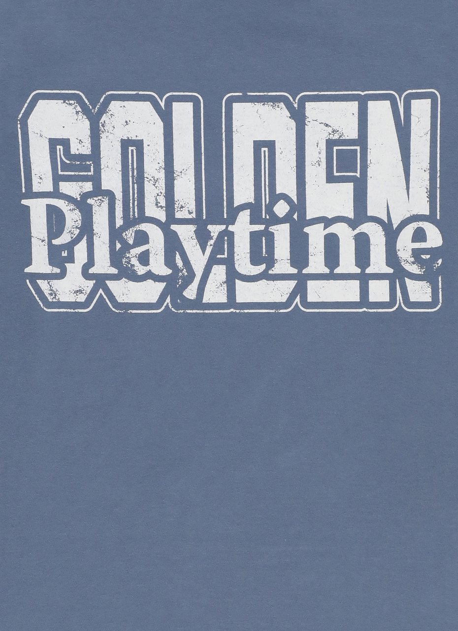 Golden Goose T-Shirts And Polos Blue Blauw