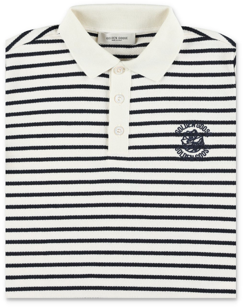 Golden Goose Polo Stripes Artic Wolfdark Navy Divers