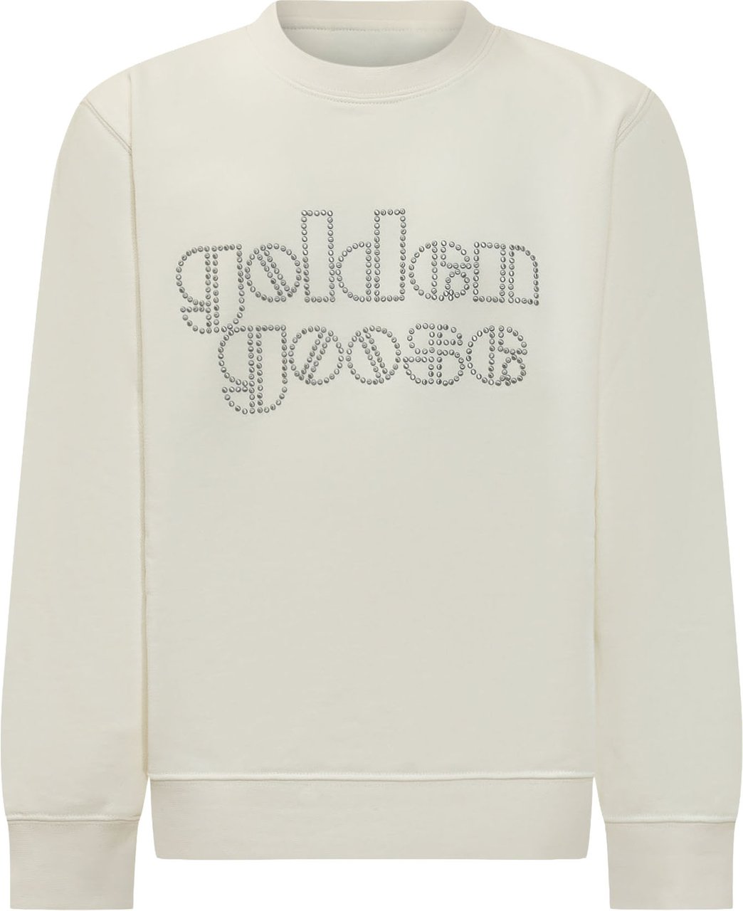Golden Goose Felpa Journey Girl con Lettering Applicato Wit