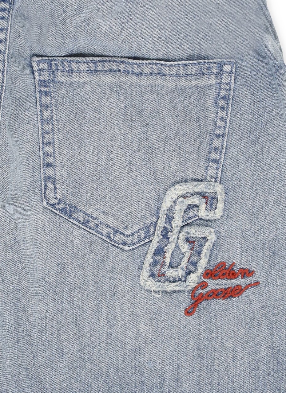 Golden Goose Shorts Blue Blauw