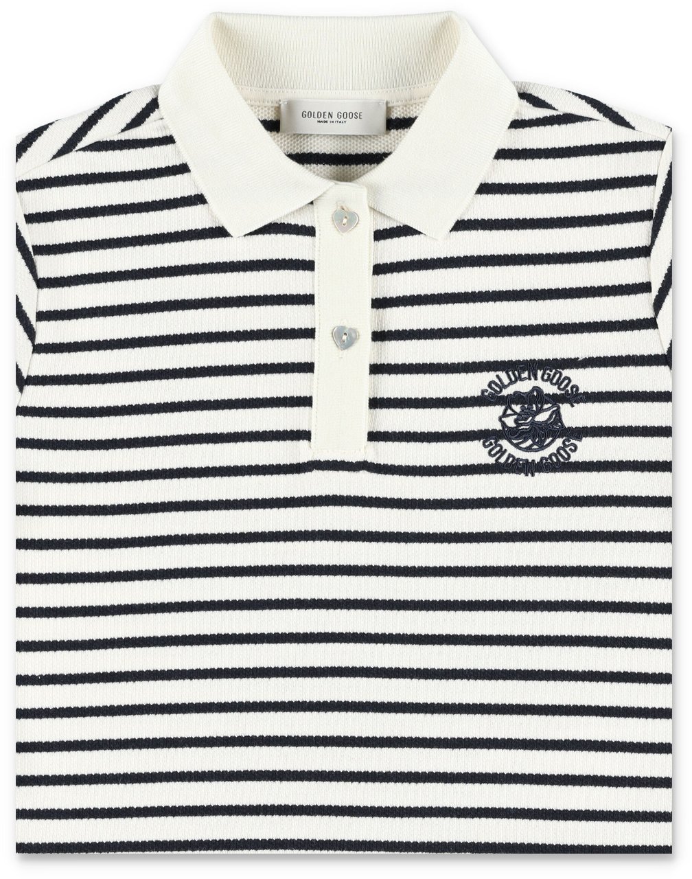 Golden Goose Polo Stripes Dress Artic Wolfdark Navy Divers