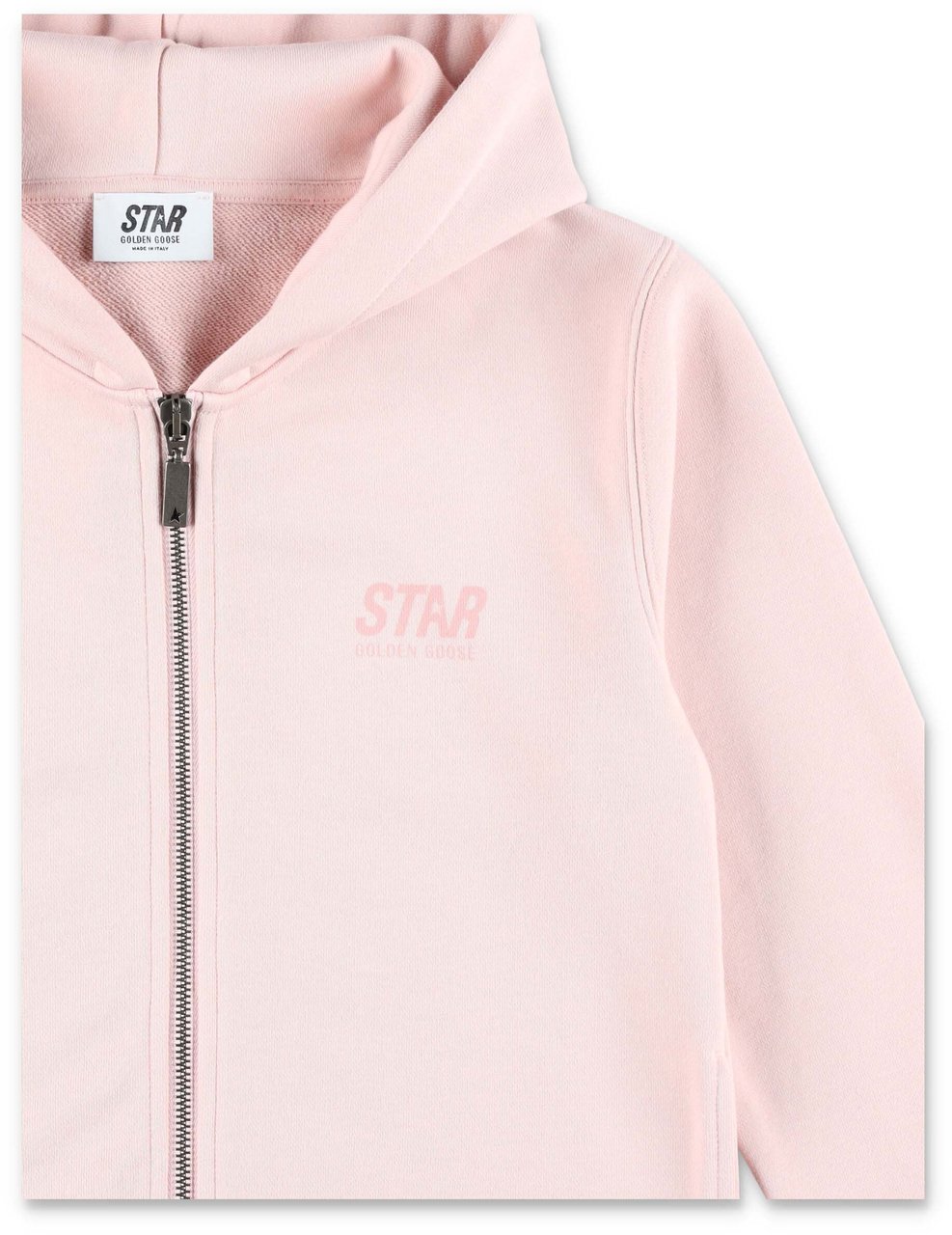 Golden Goose Zip Fleece Sepia Rose Roze