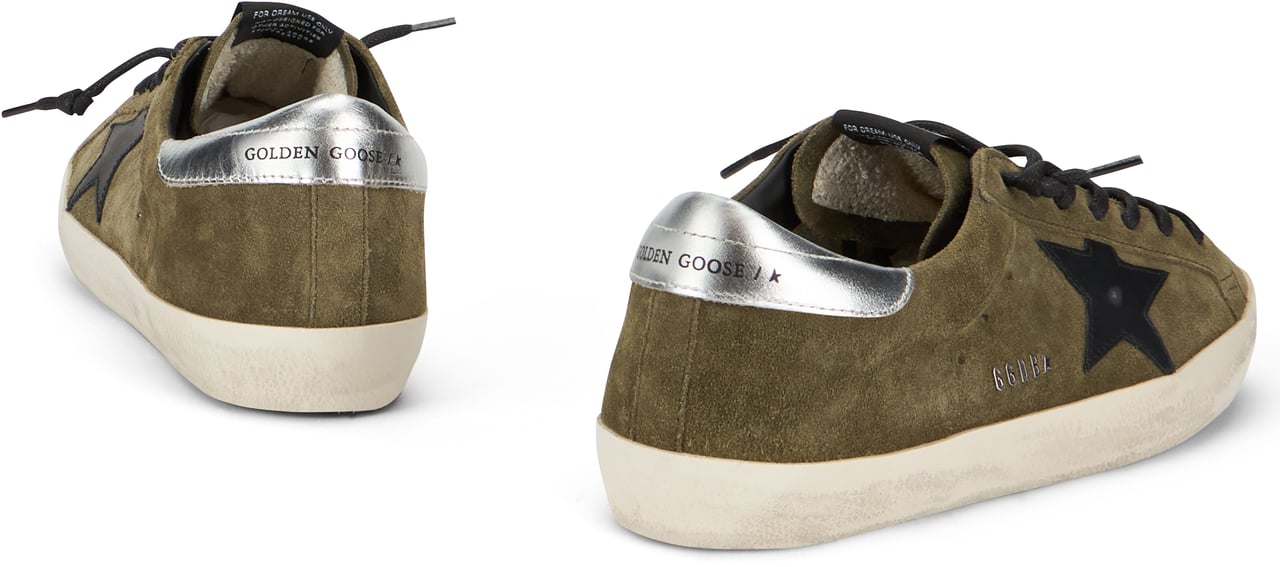 Golden Goose Classic sneakers with distinctive details Groen