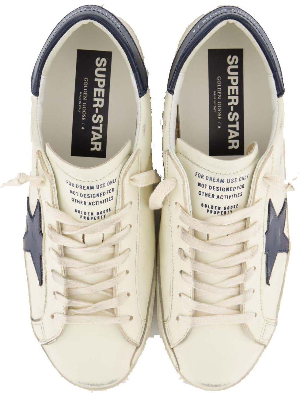 Golden Goose Heren Super-Star Sneaker Wit/Blauw Wit