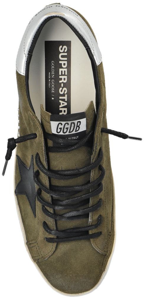 Golden Goose Sneakers Dark Green/Black/Silver Donkergroen