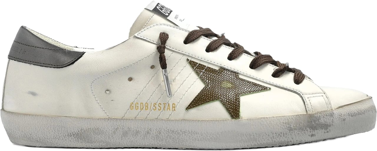 Golden Goose Sneakers Opticwhite/Green/Antarcite Divers