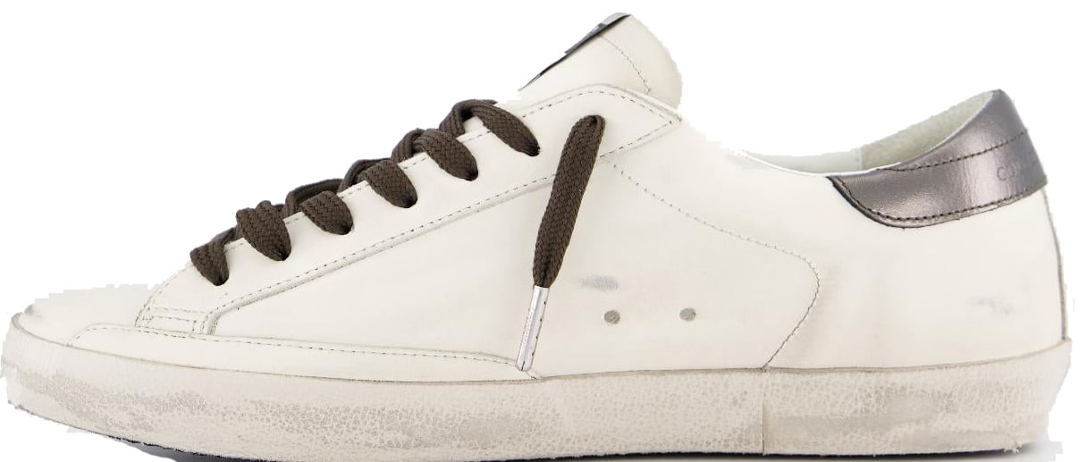 Golden Goose Heren Super-Star Sneaker Wit/Groen Wit