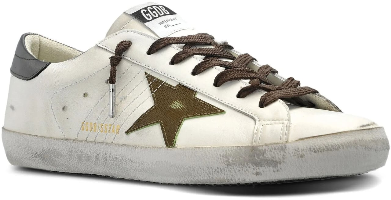 Golden Goose Sneakers Opticwhite/Green/Antarcite Divers