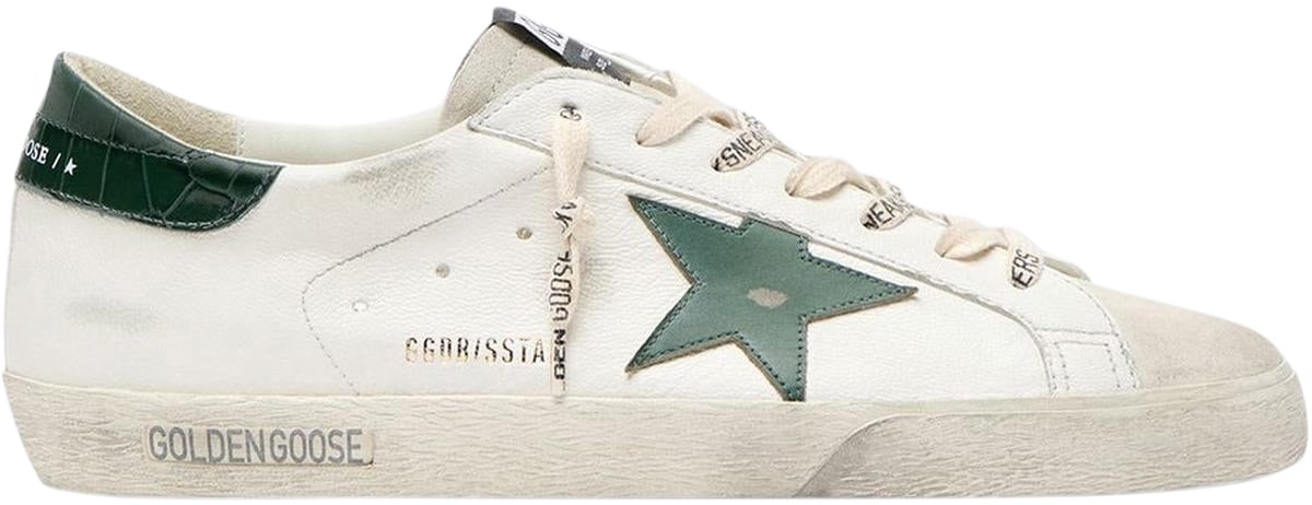 Golden Goose Heren Super Star Nappa Wit