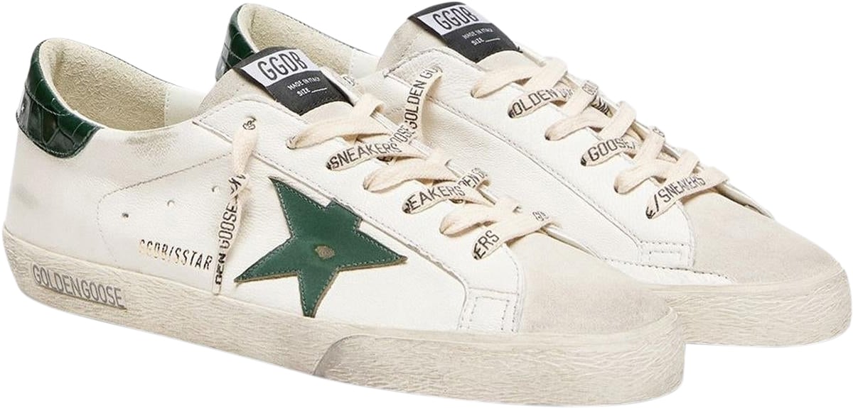 Golden Goose Heren Super Star Nappa Wit