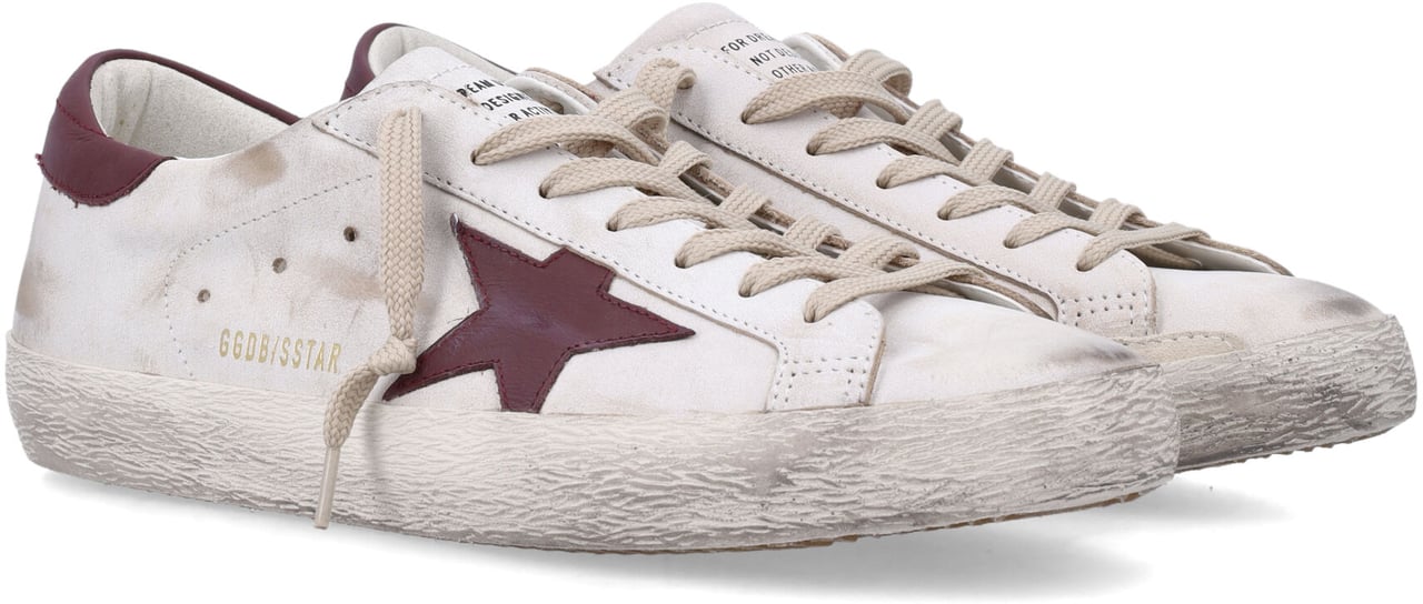 Golden Goose Superstar White Red Rood