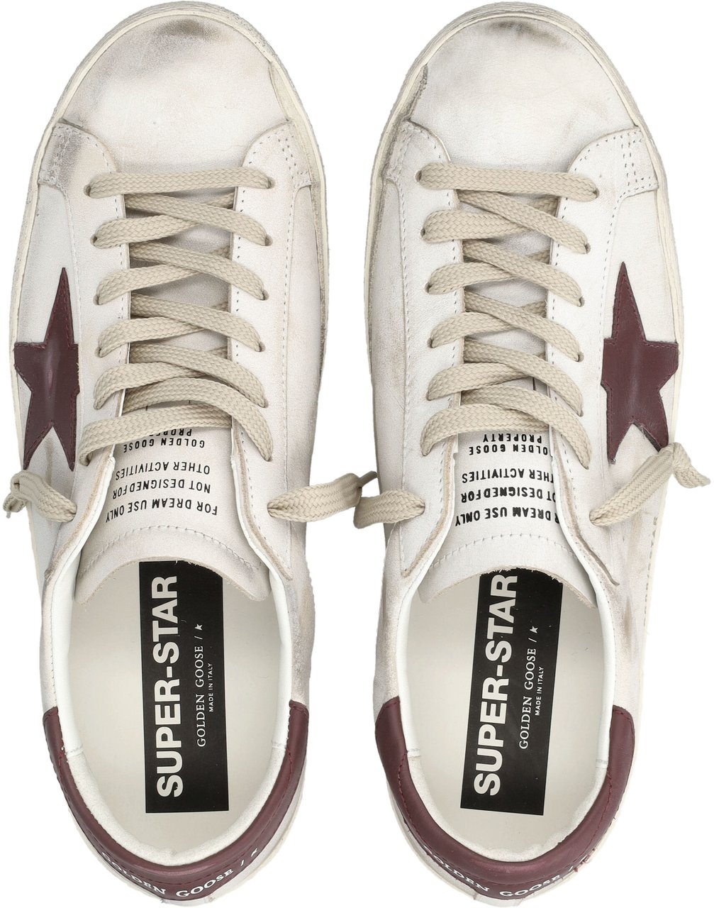 Golden Goose Superstar White Red Rood