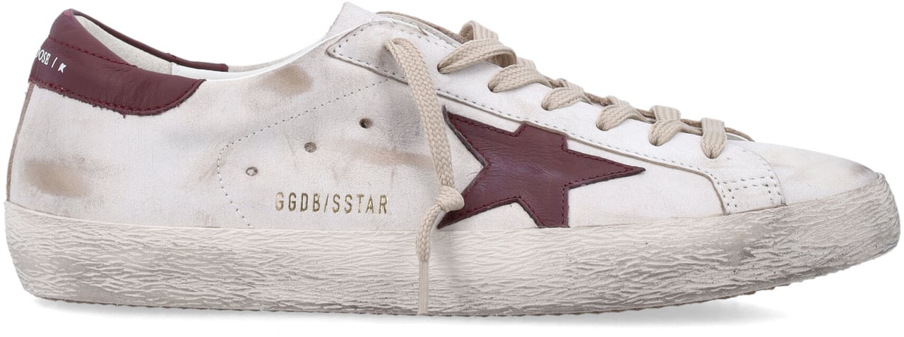 Golden Goose Superstar White Red Rood