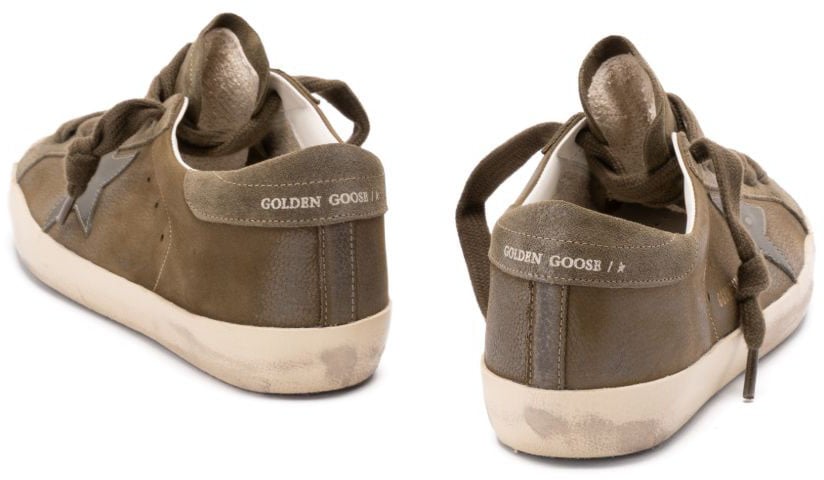 Golden Goose Sneakers Green Groen