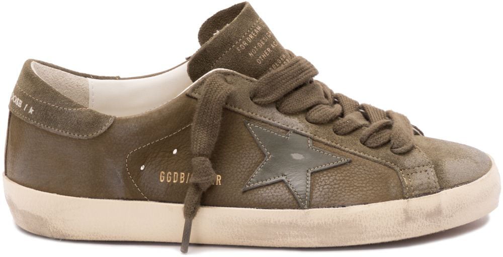 Golden Goose Sneakers Green Groen