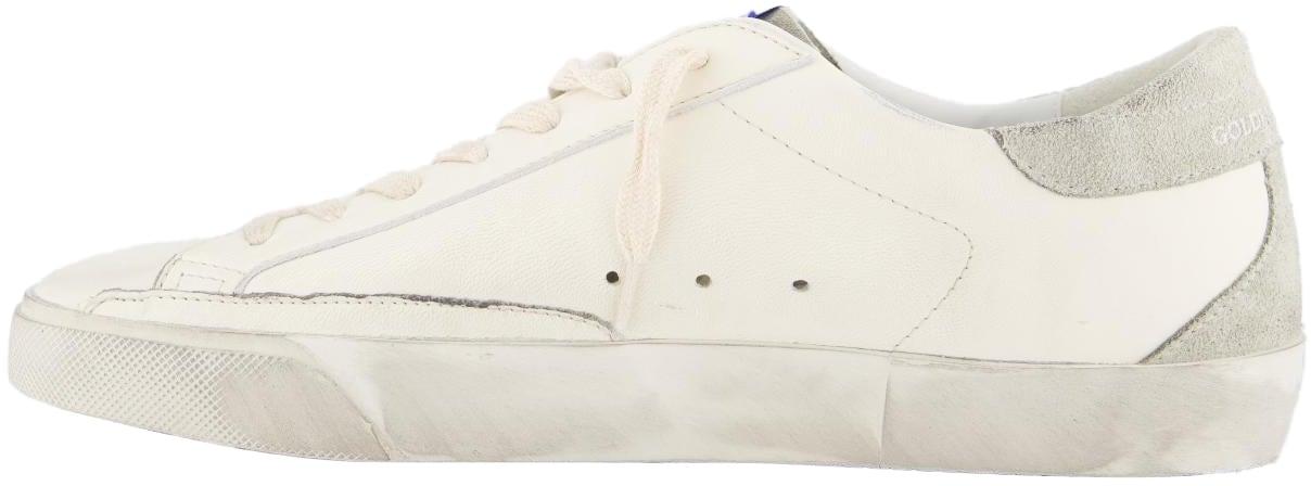Golden Goose Heren Super-Star Sneaker Wit/Grijs Wit