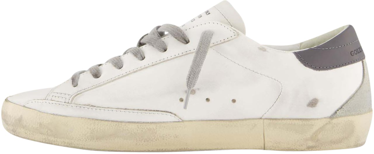 Golden Goose Heren Super Star Sneaker Wit/Grijs Wit