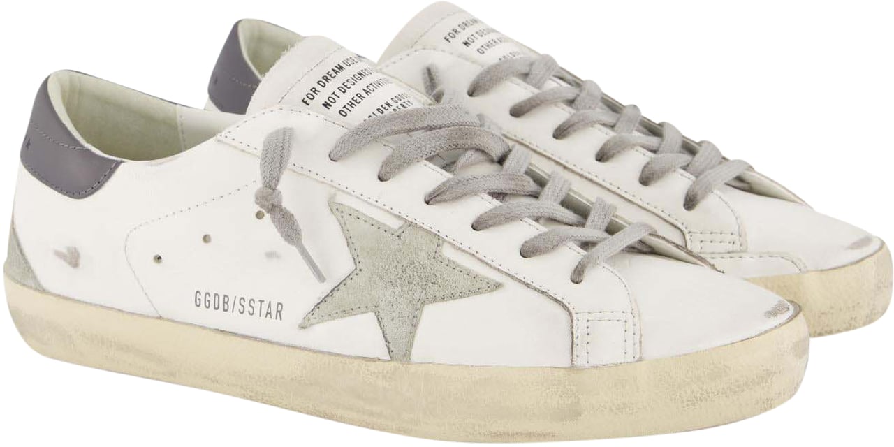 Golden Goose Heren Super Star Sneaker Wit/Grijs Wit