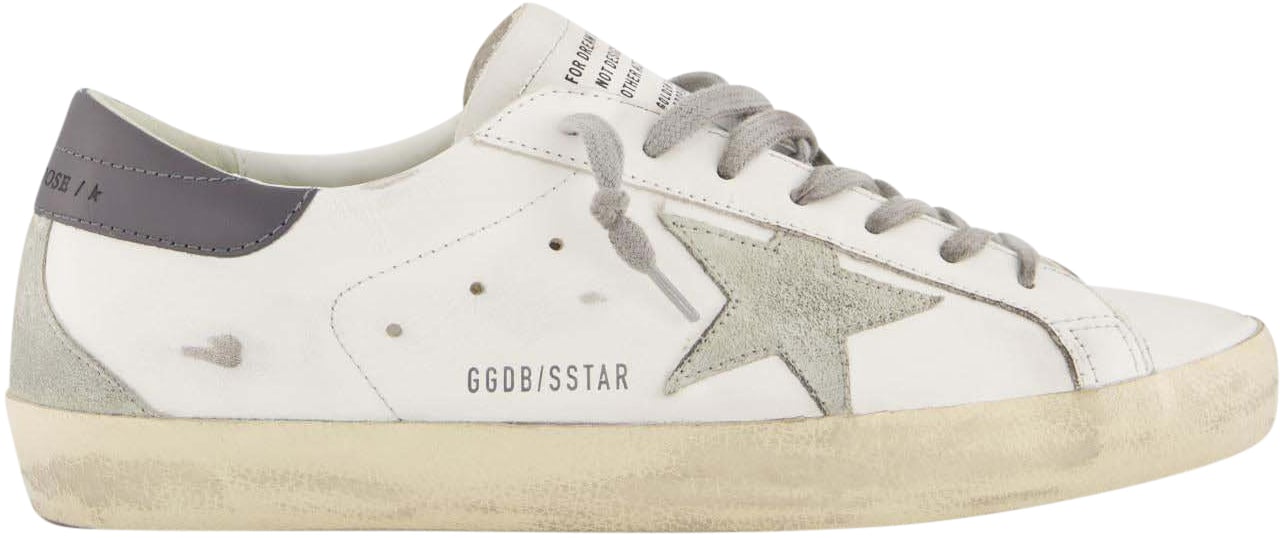 Golden Goose Heren Super Star Sneaker Wit/Grijs Wit