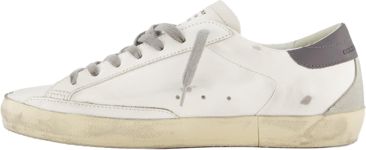 Golden Goose Heren Super Star Sneaker Wit/Grijs Wit