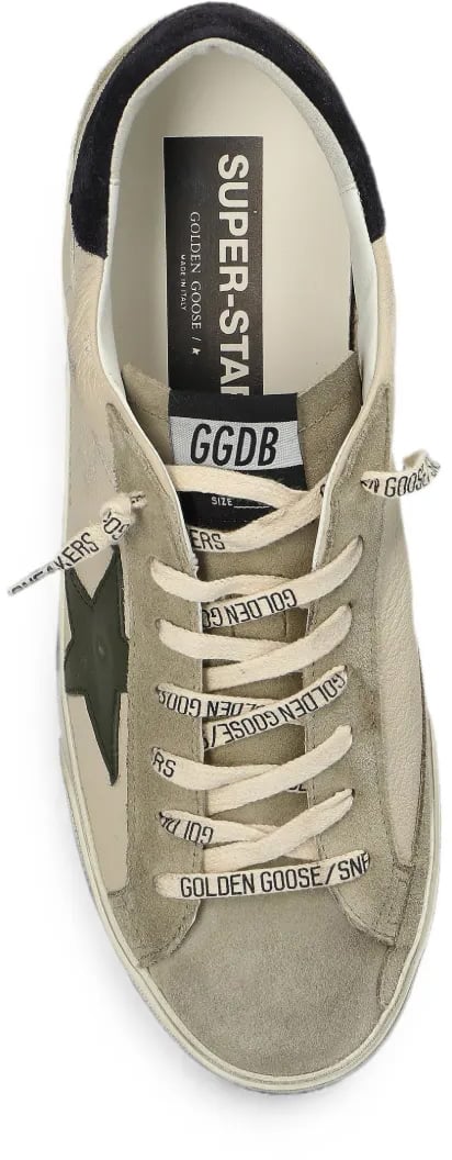 Golden Goose Sneakers Cream/Grey/Olive/Blue Wit