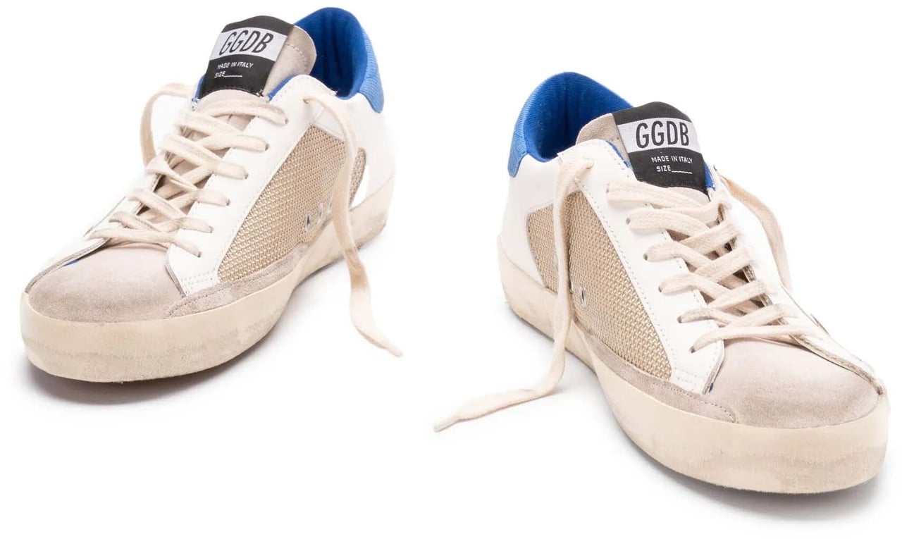 Golden Goose Sneakers Lattewhitebluettegrey Wit