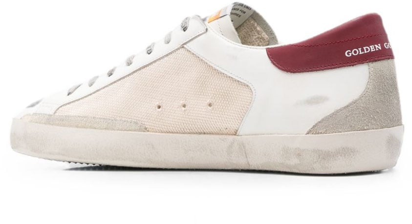 Golden Goose Sneakers Beige/White/Red/Grey Wit