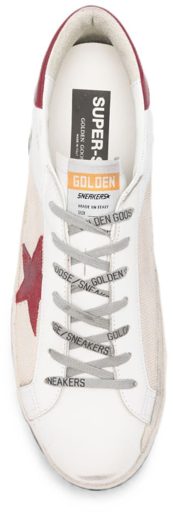 Golden Goose Sneakers Beige Wit